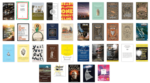 Cover of the books I read in 2023