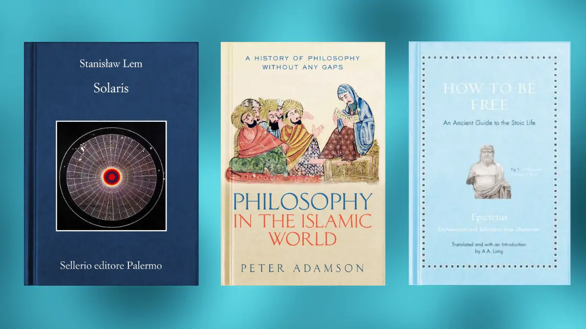 The covers of the three books I read on August 2023.