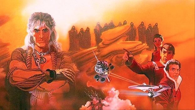 Promotional poster of Star Trek II: The Wrath of Khan.