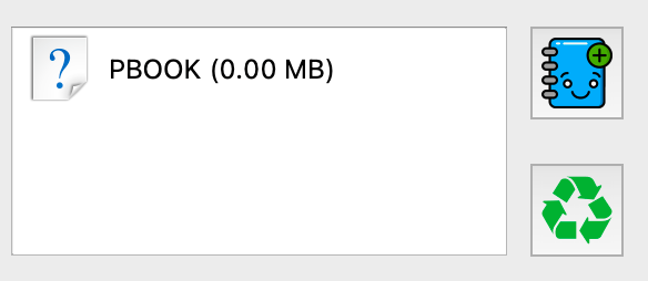 The book formats after adding a .pbook file.