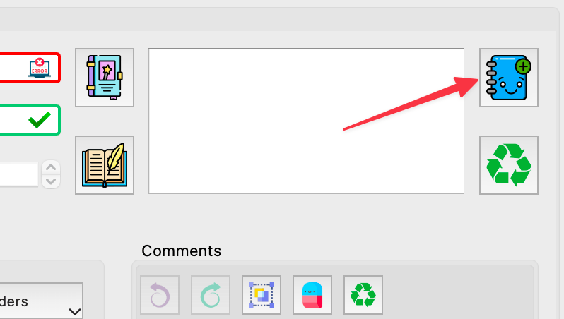 Where to find the ‘Add format to this book’ button.