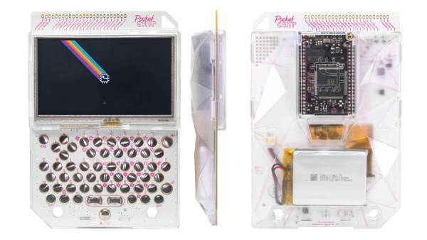 An image of the PicoChip, a portable Pico8 player.