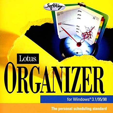 The cover/logo of Lotus Organizer.
