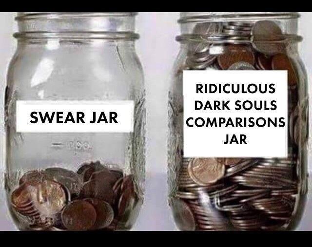Dark souls Ridiculous Comparison